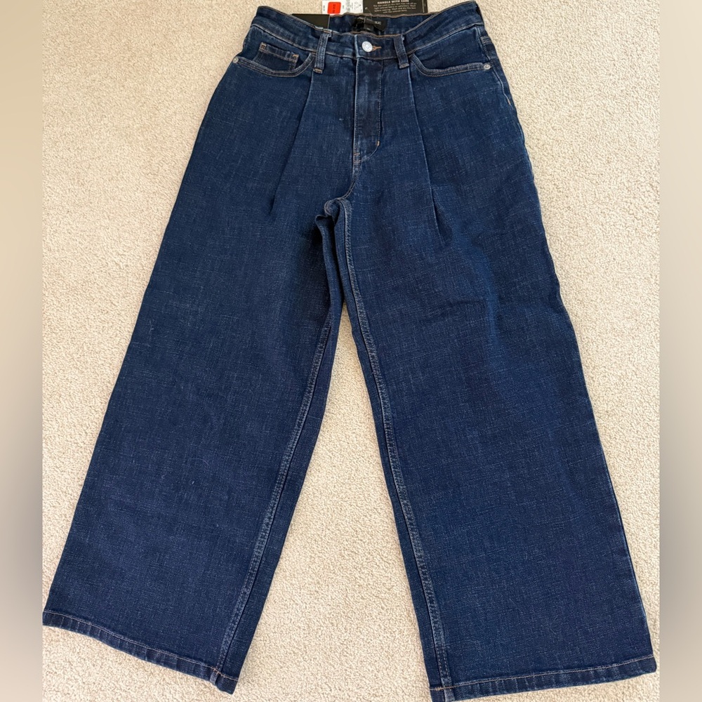 Banana Republic Dark Indigo Jeans with Contrast Stitching